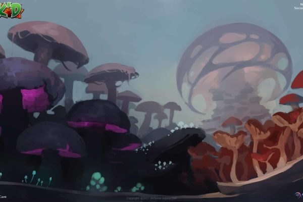 Fungi Cave Conceptual Art 261 Min